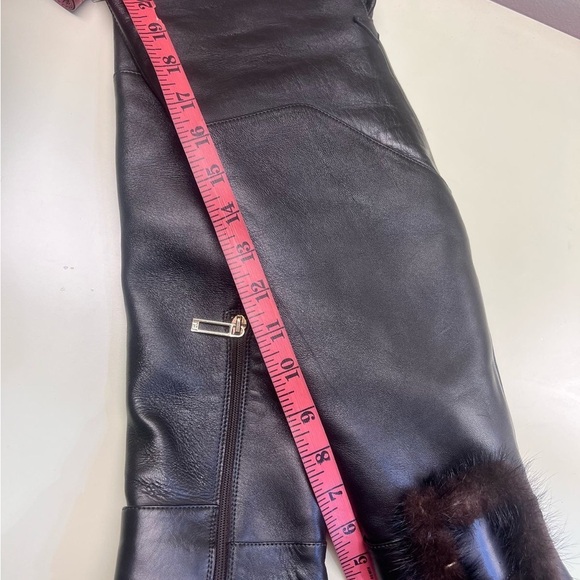 Sleek Black Over the Knee Boots - Picture 5 of 9